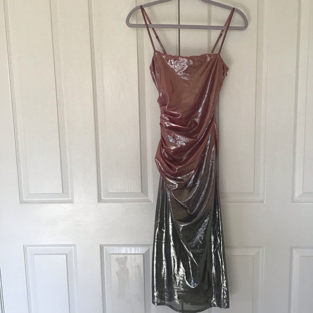 Fleur de mal ombré shine dress S - Picture 4 of 9